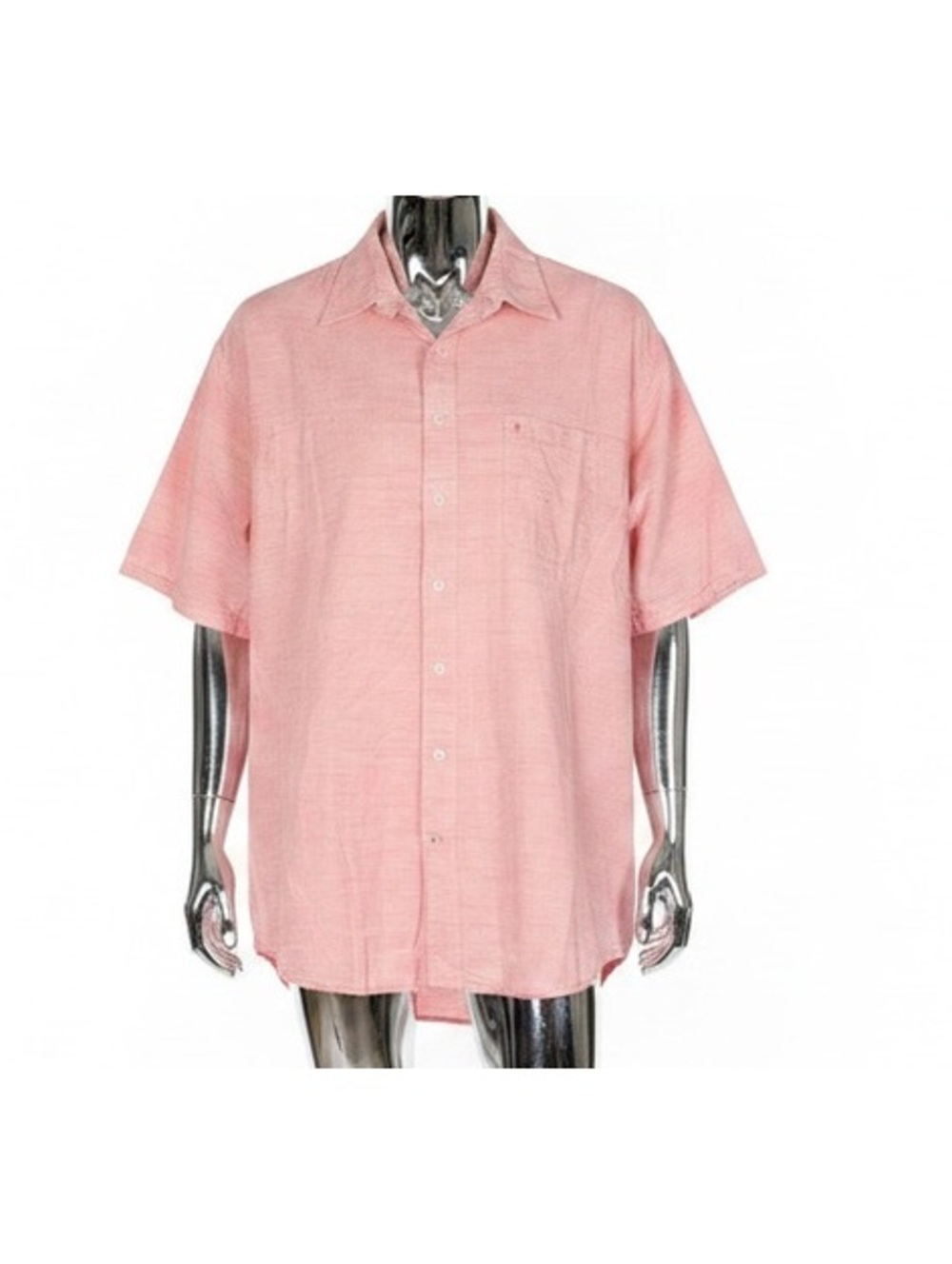 IZOD Saltwater Relaxed Classics Men's 4XL Pink Button-Up Shj - Picture 1 of 6
